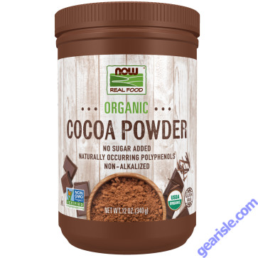 NOW Foods Cocoa Powder Organic 12 oz.
