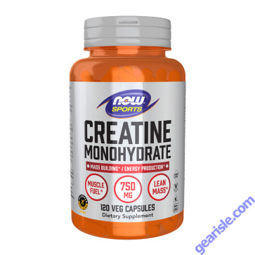 NOW Foods Creatine Monohydrate 750mg 120 Veg Caps