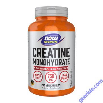 NOW Foods Creatine Monohydrate 750mg 240 Veg Capsules