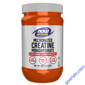 NOW Foods Creatine Monohydrate Micronized Powder 1.1 lbs. 500g