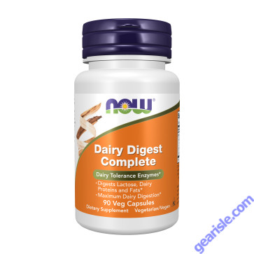 NOW Foods Dairy Digest Complete 90 Veg Capsules
