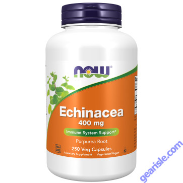 NOW Foods Echinacea 400mg 250 Veg Capsules
