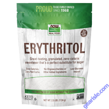 NOW Foods Erythritol 2.5 lbs