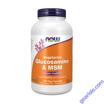 NOW Foods Glucosamine & MSM 240 Veg Capsules