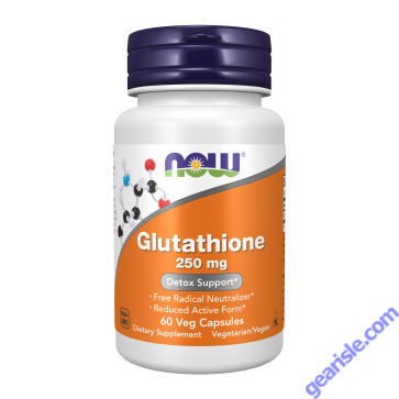 NOW Foods Glutathione 250mg 60 Veg Capsules