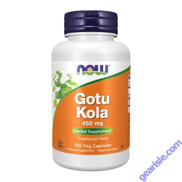 NOW Foods Gotu Kola 450mg 100 Veg Capsules