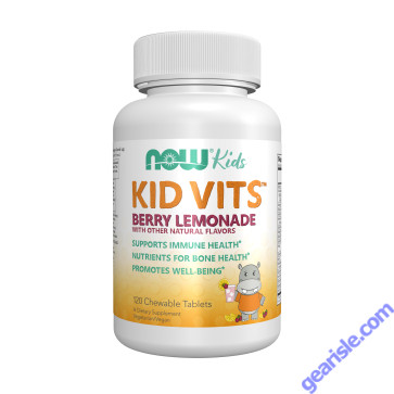 NOW Foods Kid Vits Berry Lemonade 120 Chewable Tablets