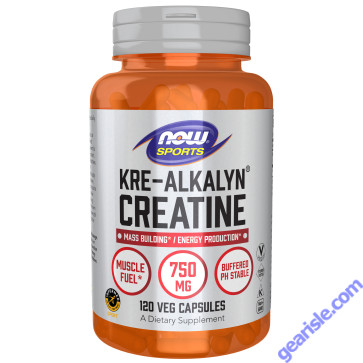 NOW Foods Kre-Alkalyn Creatine 120 Veg Capsules