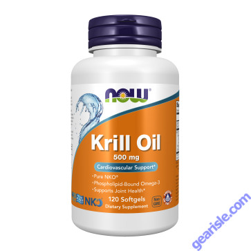 NOW Foods Krill Oil 500mg 120 Softgels