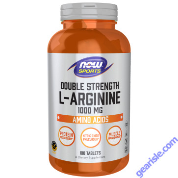 NOW Foods L-Arginine 1000mg Double Strength 180 Tablets