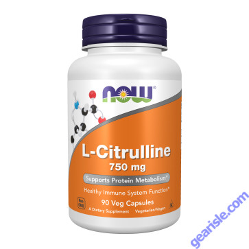 NOW Foods L-Citrulline 750mg 90 Veg Capsules