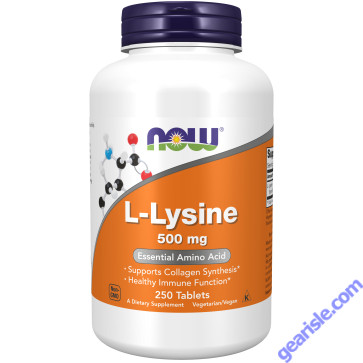 NOW Foods L-Lysine 500mg 250 Tablets