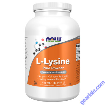 NOW Foods L-Lysine Powder 1 lb