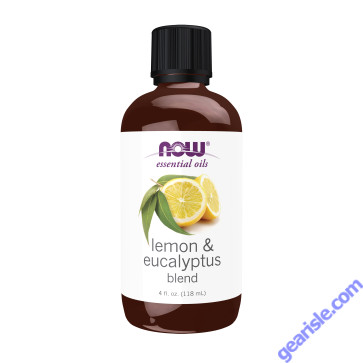 NOW Foods Lemon & Eucalyptus Oil Blend 4 fl oz
