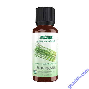 NOW Foods Lemongrass Oil Organic 1 fl oz