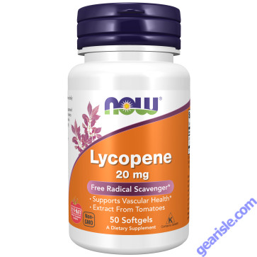 NOW Foods Lycopene 20mg 50 Softgels