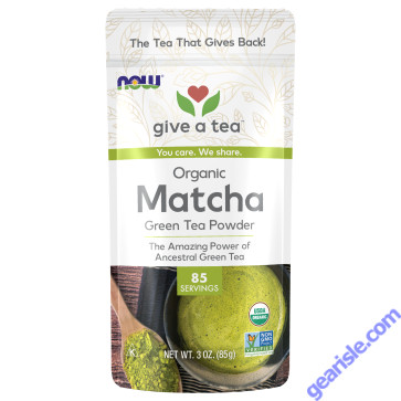 NOW Foods Matcha Green Tea Powder Organic 3 oz.