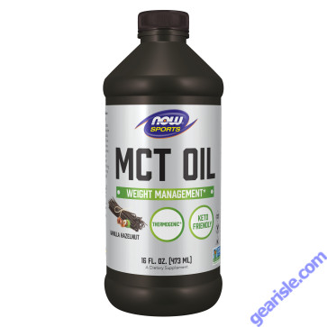 NOW Foods MCT Oil Vanilla Hazelnut