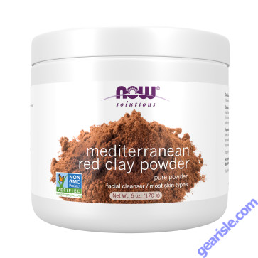 NOW Foods Mediterranean Red Clay Powder 6 oz.