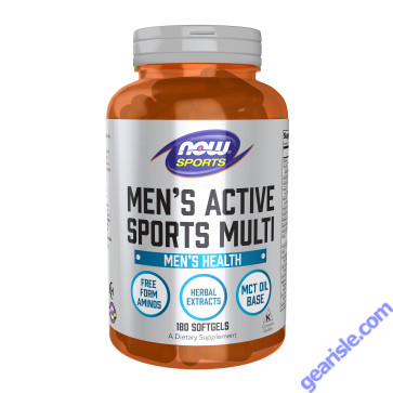 NOW Foods Men's Active Sports Multi 180 Softgels