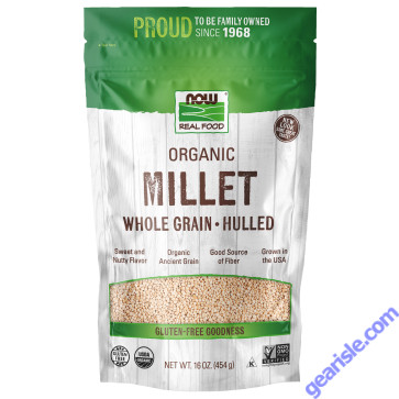 NOW Foods Millet Organic 16 oz.