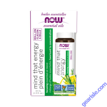 NOW Foods Mind That Energy Essential Oil Blend Roll-On 10mL