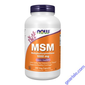 NOW Foods MSM 1000mg 240 Veg Capsules