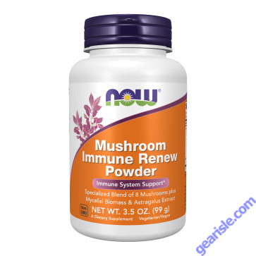 NOW Foods Mushroom Immune Renew Powder 3.5 oz.