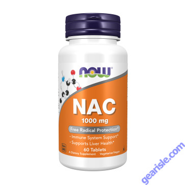 NOW Foods NAC 1000mg 60 Tablets