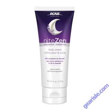 NOW Foods NiteZen Magnesium Body Cream 4 oz.