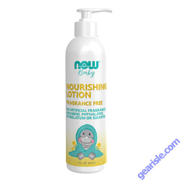 NOW Foods Nourishing Baby Lotion Fragrance Free 8 fl oz