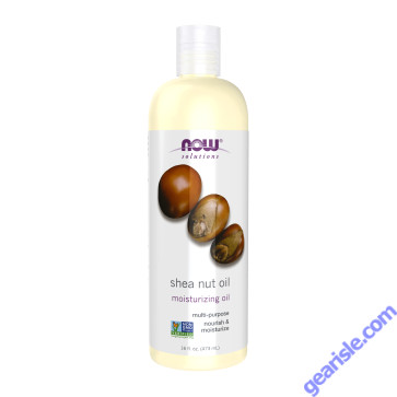 NOW Foods Shea Nut Oil Multipurpose Intense Moisturizing Oil for Skin Scalp and Hair 16 oz