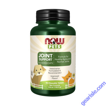 NOW Foods Joint Support Supplement Formulated for Cats & Dogs 90 Chews