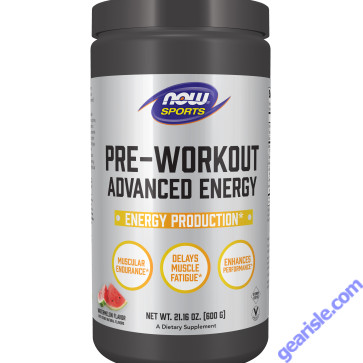 NOW Foods Pre-Workout Advanced Energy Energy Production 21.16 oz
