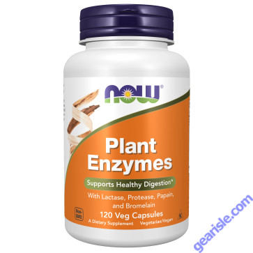 NOW Foods Plant Enzymes 120 Veg Capsules