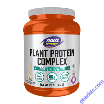 NOW Foods Plant Protein Complex Creamy Vanilla Powder 2 lbs.