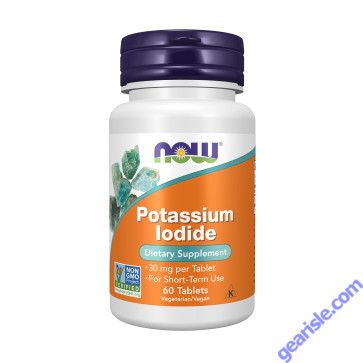 NOW Foods Potassium Iodide 30mg Short-Term Use 60 Tablets