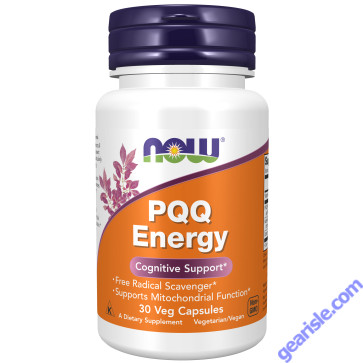 NOW Foods PQQ Energy 30 Veg Capsules