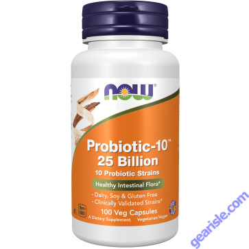 NOW Foods Probiotic-10 25 Billion 100 Veg Capsules