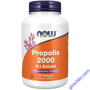 NOW Foods Propolis 2000 5 1 Extract 90 Softgels