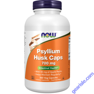 NOW Foods Psyllium Husk 700mg 360 Veg Capsules
