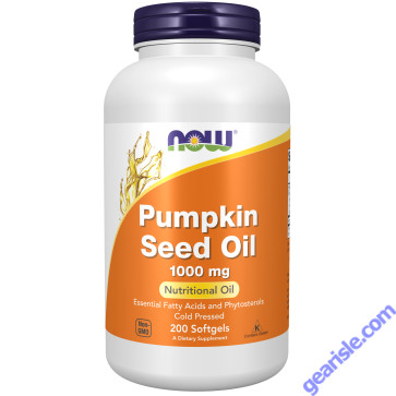 NOW Foods Pumpkin Seed Oil 1000mg 200 Softgels