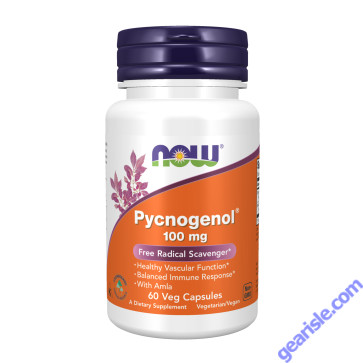 NOW Foods Pycnogenol 100mg 60 Veg Capsules