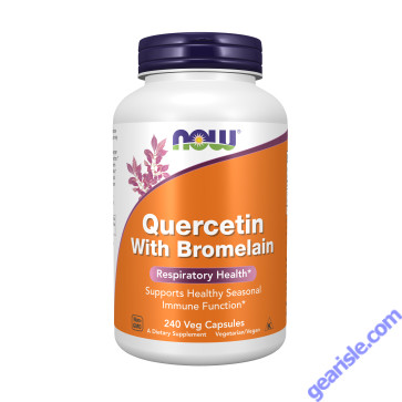 NOW Foods Quercetin with Bromelain 240 Veg Capsules