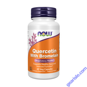 NOW Foods Quercetin with Bromelain 60 Veg Capsules