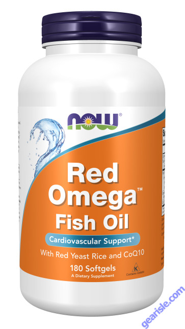NOW Foods Red Omega Fish Oil 180 Softgels