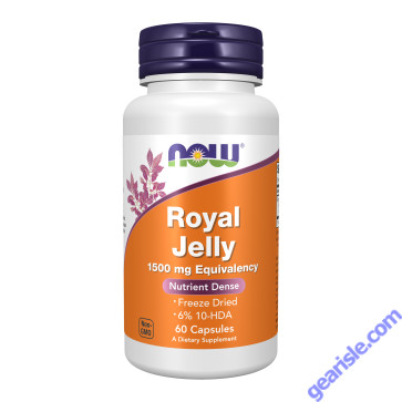 NOW Foods Royal Jelly 60 Capsules