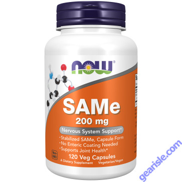 NOW Foods SAMe 200mg 120 Veg Capsules
