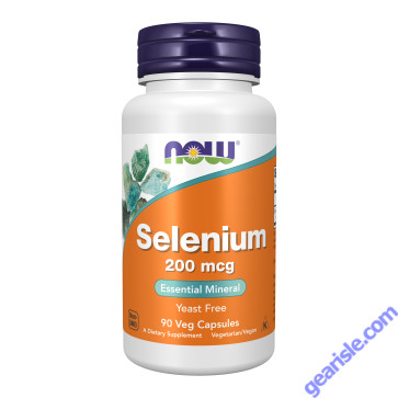 NOW Foods Selenium 200mcg 90 Veg Capsules