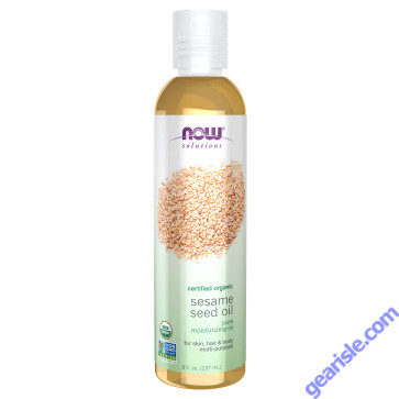 NOW Foods Sesame Seed Oil Organic 8 fl oz